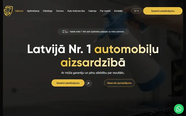 Restyling Workshop Rīga — auto detailing studija